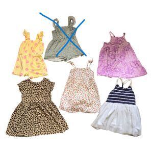 Bundle of 5 Girl's 3T Dresses & Rompers